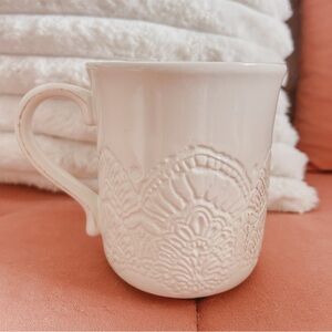 The Pioneer Woman Cream Boho Mug